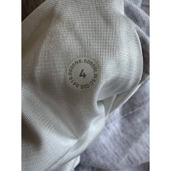 Lululemon Warm Down Jogger Size 4 Soft Touch Heathered Core Ultra Light Grey EUC - Picture 10 of 12